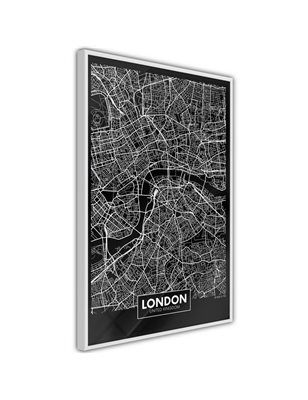 Poster  City Map: London (Dark)